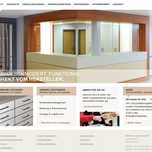 Webdesign Möbelbau Sayda GmbH…