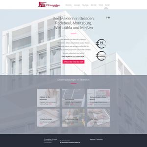 Webdesign PS Immobilien Radebeul…