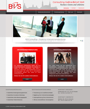 Website BVS-Consulting Startseite…