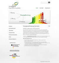 Website von EnoSachs-Netzwerk zur Energieoptimierung