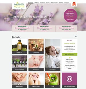 Webdesign Lavendel-Apotheke in Dresden…