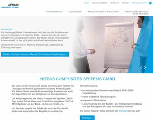 Webdesign Mitras Composites Systems GmbH…