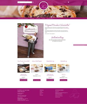 Onlineshop Erstellung Bäckerei Maaß Dresden…