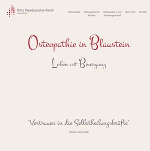 Webdesign Neu-Ulm Blaustein Osteopathie…