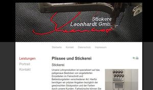 Webdesign Stickerein Leonhardt in Plauen…
