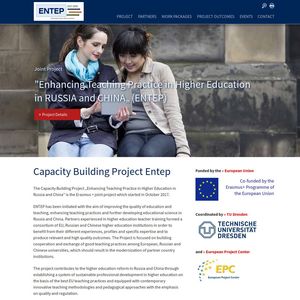 Webdesign Technische Universität Dresden Projekt ENTEP…