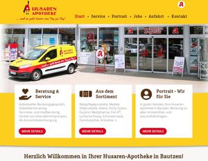 Webdesign Bautzen Husaren Apotheke…