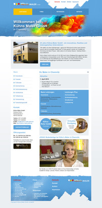 Webdesign Chemnitz für Kühn's Maler GmbH
