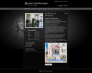 Webdesign Friseur Kerstin's Haarboutique in Heidenau…