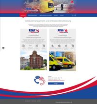 Webdesign Gebäudemanagement Ambulanzdienstleistungen