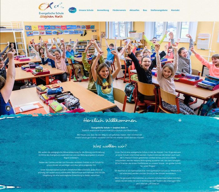 Webdesign Grundschule, Oberschule, Hort in Reinsdorf