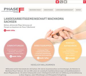 Webdesign Landesarbeitsgemeinschaft PHASE F Sachsen…