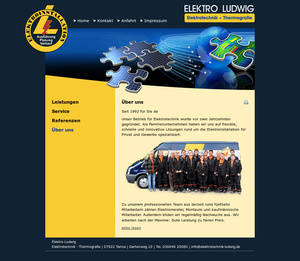 Webdesign Thüringen Elektrotechnik Ludwig…
