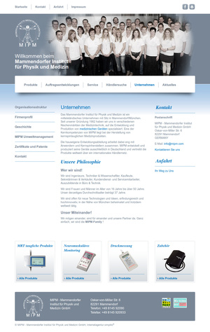 Webdesign Unternehmen MIPM GmbH…