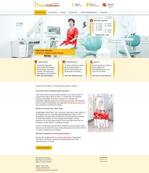 Webdesign Zahnarztpraxis nahe Reichenbach…