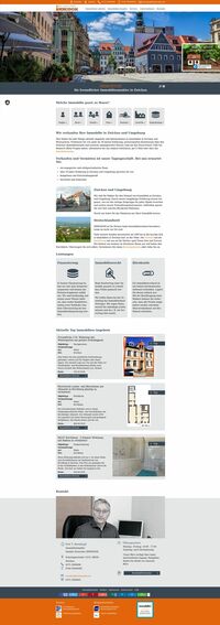 Homepage Immobilienmakler Veit T. Bernkopf