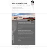 Webdesign Industrie, KMU: Rabe Lasertechnik GmbH