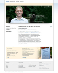 Zahnarzt-Webdesign Dr. Oliver Sommer-Krenz