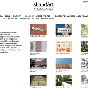Webdesign sLandArt Landschaftsarchitekt…